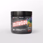 Veteran Owned Supplement Company MILLECOR Product Image for Rainbow Candies MILLETOV-Xtreme Pre-Workout Supplement Front Panel Image